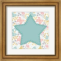 Framed Baby Quilt Gold IV