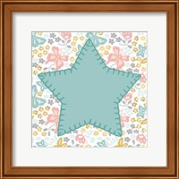 Framed 'Baby Quilt Gold IV' border=