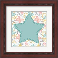 Framed 'Baby Quilt Gold IV' border=