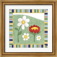 Framed 'Americana Garden I With Border' border=