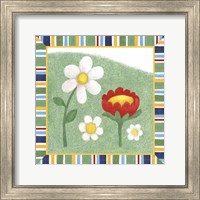 Framed 'Americana Garden I With Border' border=