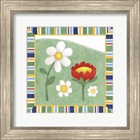 Framed 'Americana Garden I With Border' border=