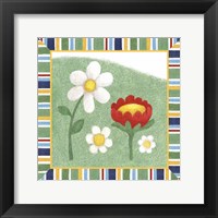 Framed 'Americana Garden I With Border' border=