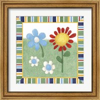 Framed 'Americana Garden II With Border' border=