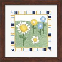 Framed 'Americana Garden III With Border' border=