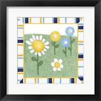 Framed 'Americana Garden III With Border' border=