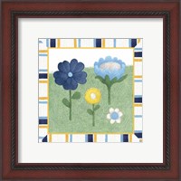 Framed 'Americana Garden IV With Border' border=