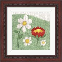 Framed 'Americana Garden I' border=