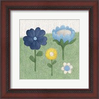 Framed 'Americana Garden IV' border=