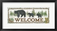 Framed Family Cabin Welcome