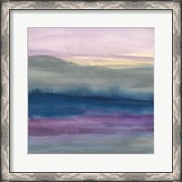 Framed 'Grey Hills I' border=