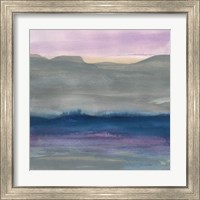 Framed 'Grey Hills II' border=