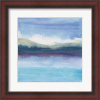 Framed 'Violet Reflection II' border=