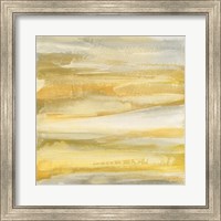 Framed Grey and Gold