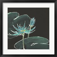 Framed 'Lily on Black IV' border=