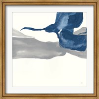 Framed Sapphire and Gray I