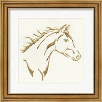 Framed 'Gilded Filly' border=