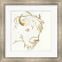 Framed 'Gilded Buffalo' border=