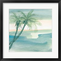 Peaceful Dusk I Tropical Framed Print