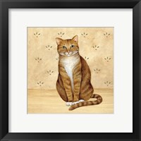 Framed 'Country Kitty II' border=