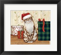 Christmas Kitty  III Framed Print