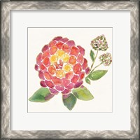 Framed 'Tropical Fun Flowers II' border=