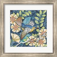 Framed 'Arts and Crafts Bird III' border=