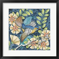 Framed Arts and Crafts Bird III