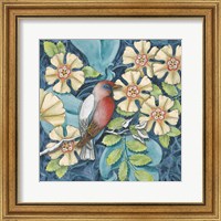 Framed 'Arts and Crafts Bird I' border=