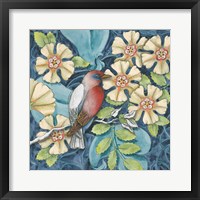 Arts and Crafts Bird I Framed Print