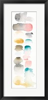 Framed Watercolor Swatch Panel I