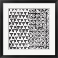 Maki Tile I BW Framed Print