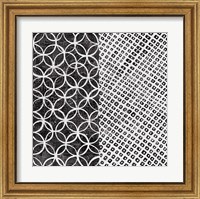 Framed 'Maki Tile III BW' border=