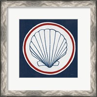 Framed 'Summer Shells II Nautical' border=