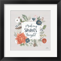 Holiday Garden IV Framed Print