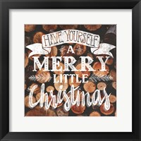 Framed Merry Little Christmas