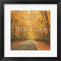 Framed October Color II