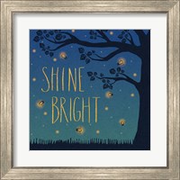 Framed 'Twilight Fireflies II' border=