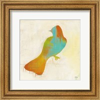 Framed 'Flight Patterns Bird IV' border=