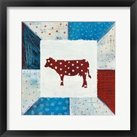 Framed 'Modern Americana Farm Quilt IV' border=