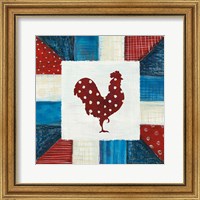 Framed 'Modern Americana Farm Quilt III' border=