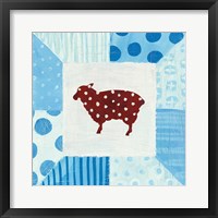 Framed Modern Americana Farm Quilt II