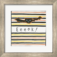 Framed 'Halloween Eeek Bat' border=