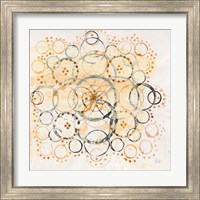 Framed 'Henna Mandala II' border=