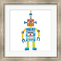 Framed 'Robot Party II' border=