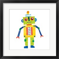 Framed 'Robot Party IV' border=