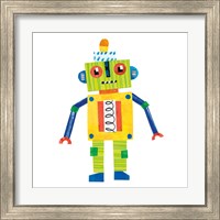 Framed 'Robot Party IV' border=