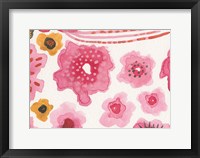 Framed Pink Flower Power