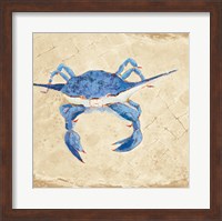 Framed Blue Crab VI Neutral