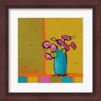 Framed 'Turquoise Vase' border=